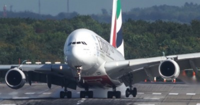 Unbelievable Airbus A Landing In Hard Crosswind During Storm In