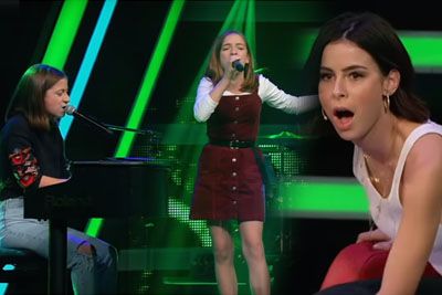 Little Sisters Send The Voice Kids Judges Over Edge Singing Radiohead S Hit Song Klipland Com