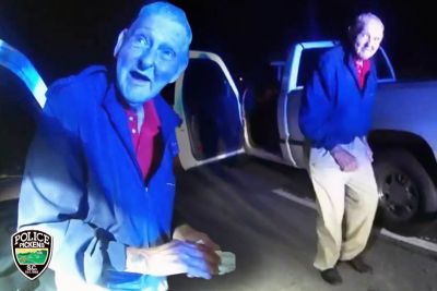 Elderly Man Gives Cop Dancing Lesson During Traffic Stop