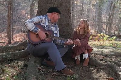 Adorable Little Girl Performs A Classic Song With Her Grandpa
