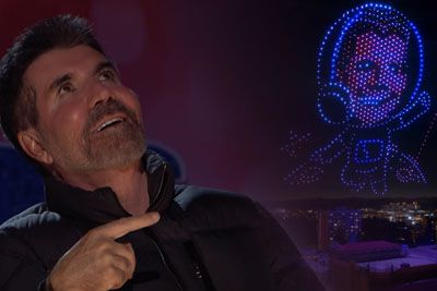 Simon Cowell Gives A Second Golden Buzzer For A Stunning Drone Act On AGT 2024