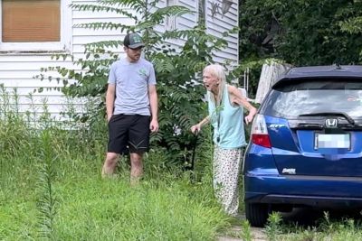 Lawn Guy Saves Eldery Lady From City Fine, Raises More Than $600K For Her