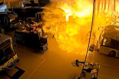 Huge Explosion At Sun Metro Transit Center