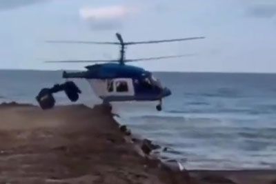 Russian Helicopter Crashes After A Broken Tail