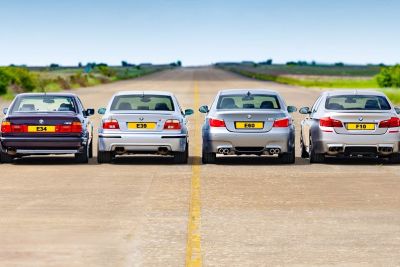 Every BMW M5 At A Drag Race