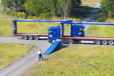 Mountain Biker Attempts The Impossible Gap