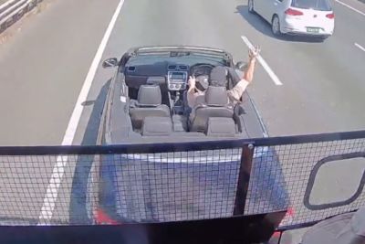 Moron Brake Checks A Semi Truck