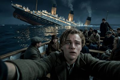 What if Titanic passengers had smartphones?