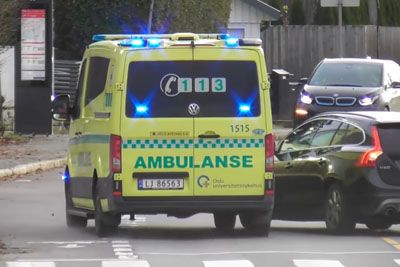 Ambulance crash in Oslo, Norway