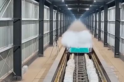 China smashes maglev speed record