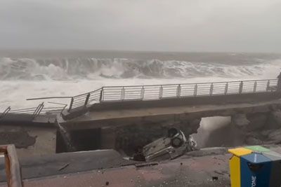 Devastation in Sicily: Cyclone Harry Causes Chaos Along the Coast