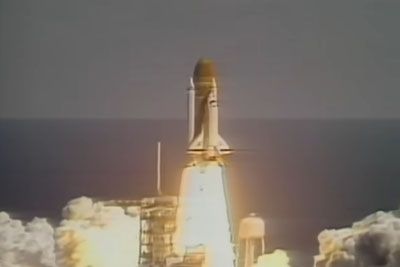 Space Shuttle Challenger exploded 73 seconds after launch in 1986