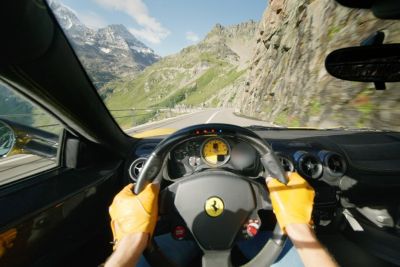 POV drive in a Ferrari 430 Scuderia on legendary Susten Pass