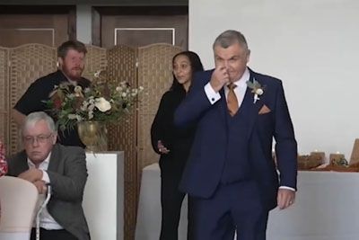Dad Walks Down Aisle Alone After Forgetting The Bride