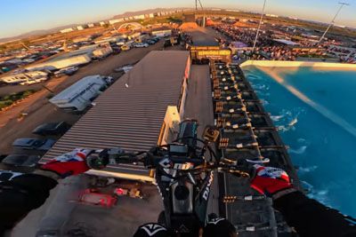Colby Raha Jumps 90 Feet High, Breaking Motocross World Record