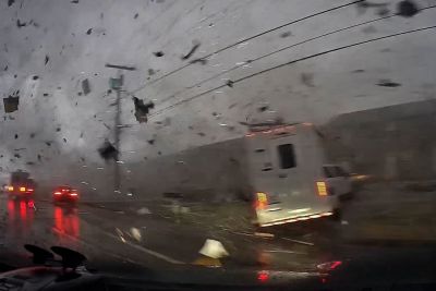 Car Gets Totaled by Deadly Tennessee Tornado