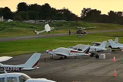 Tragedy at the Airport: Plane Crashes into Helicopter, Sending Both Aircraft into Pieces