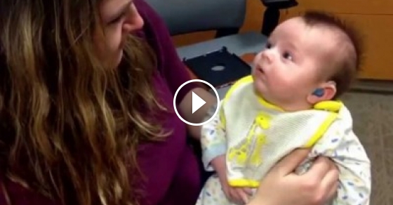 This Baby Hears Mommy Talk For The First Time. His Reaction Brought ...