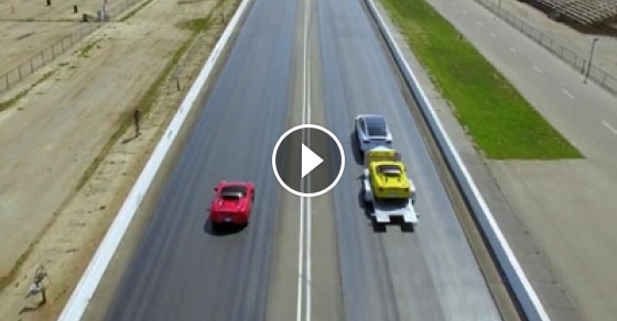 Tesla Model X Beats A Supercar In A Race While Towing The