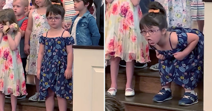 5 Year Old Girl Steals The Show During Preschool Graduation With Hilarious Dance Moves