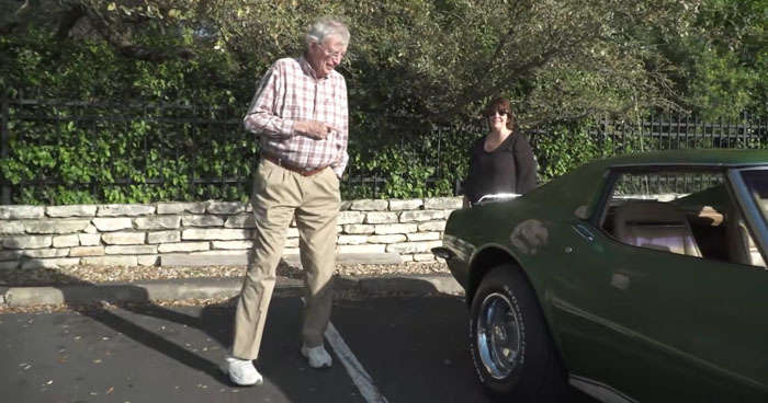 Daughter Surprises Old Dad With His Dream Car He Had To Sell Years Ago