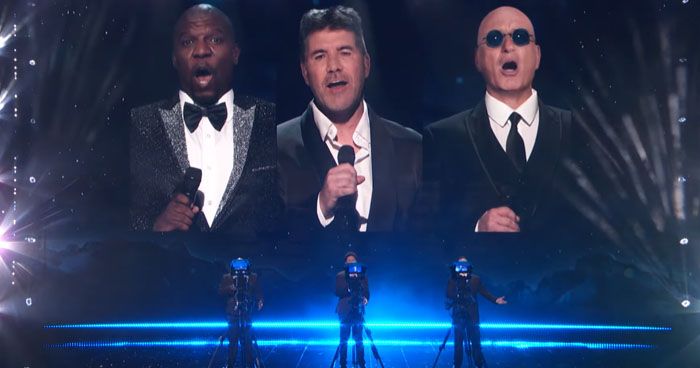 Simon, Terry, And Howie Sing "Nessun Dorma" In Semi-Finals Of AGT 2022