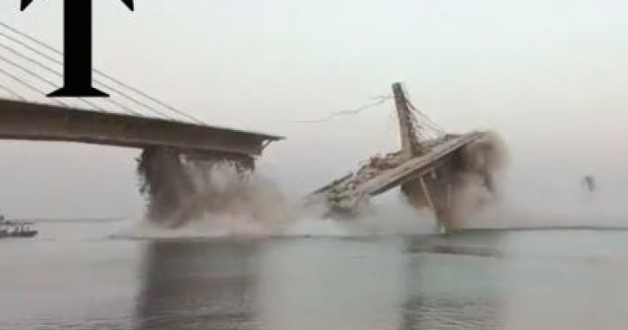 New Bridge Over Ganges Collapses In India | Klipland.com