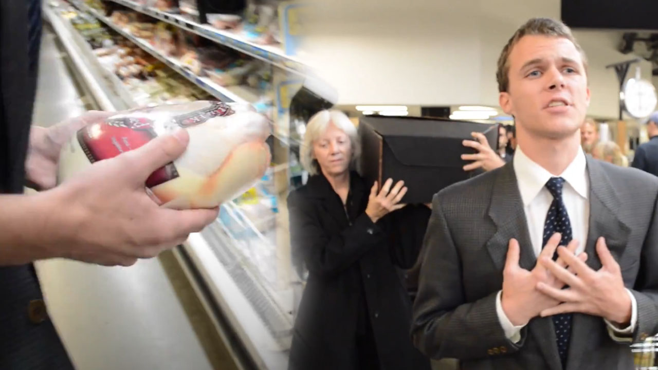 Vegan activist held funeral for a frozen chicken